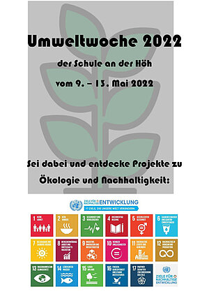 Plakat zur Umweltwoche