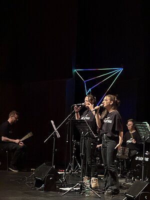 Höhenflug beim Konzert
