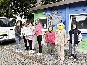 Foto der Spendenübergabe